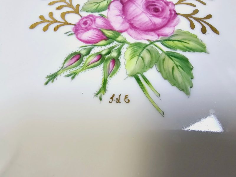 Elegant Set med 4 Tallrikar – Royal Copenhagen Blomsterdekoration
