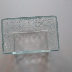 Vacker rektangulär Vas, 19,5cm