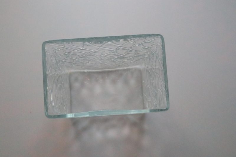 Vacker rektangulär Vas, 19,5cm