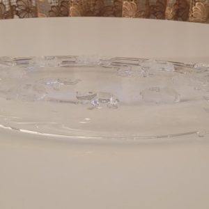 Avlångt glasfat, uppläggningsfat, 39cm