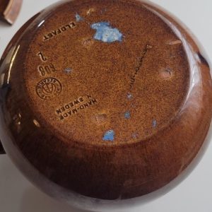 Karott / gryta med lock, old-Höganäs, 22cm