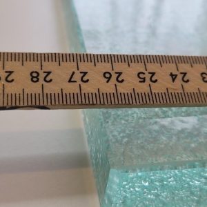 Penselställ, skrivbordsställ i glas. bläckhorn trasig, men utbytbar