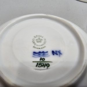 Royal Copenhagen Blå blomster fat Ø 12,5cm - 3st