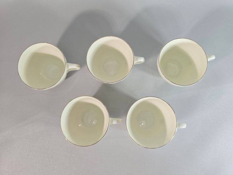 Kaffekoppar, 5 stycken, "1191", porslin, Gustavsberg
