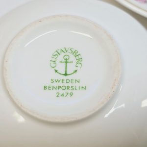 Elegant kaffeservis "Rosor" från Gustavsberg – komplett set med 6 delar!