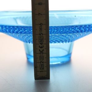 Turkos Glasskål/skål Nybro Glasbruk - D16cm