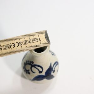 Miniatyrvas, saltglaserad stengods - Handarbeit Made in GDR expartic