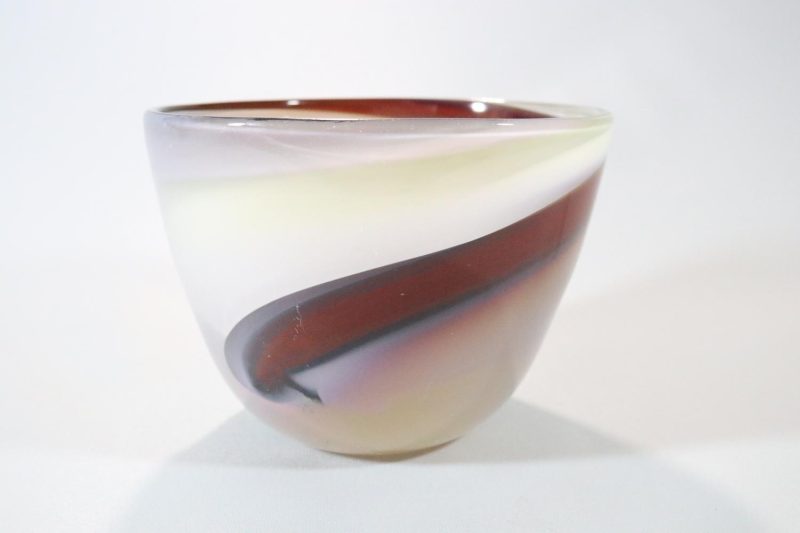 Skål, "Tabac" HANNE DREUTLER Studio Åhus, Signerad, 17cm