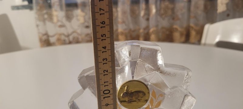 Formo skulptur i glas - Kanin