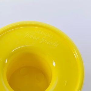 Retro Äggkoppar i Solgul Design – Forse Gnista