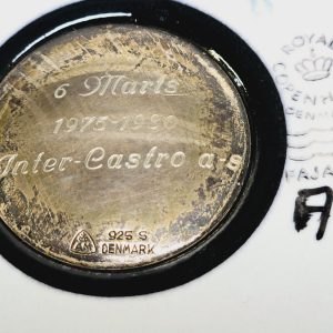 Unik Kaffekopp från Royal Copenhagen med Ädelmetallinslag