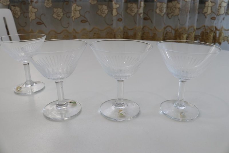 Glasservis, 4 glas, F-& HL Kristall, Kosta