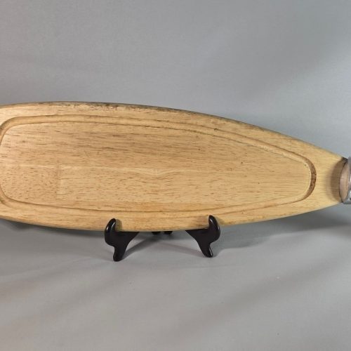SKÄRBRÄDA, för fisk,  trä och metall, 1900-talets slut - Längd 75cm