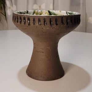 Ystad Kloster keramik Per-Olof Holmén retro vas signerad H17cm