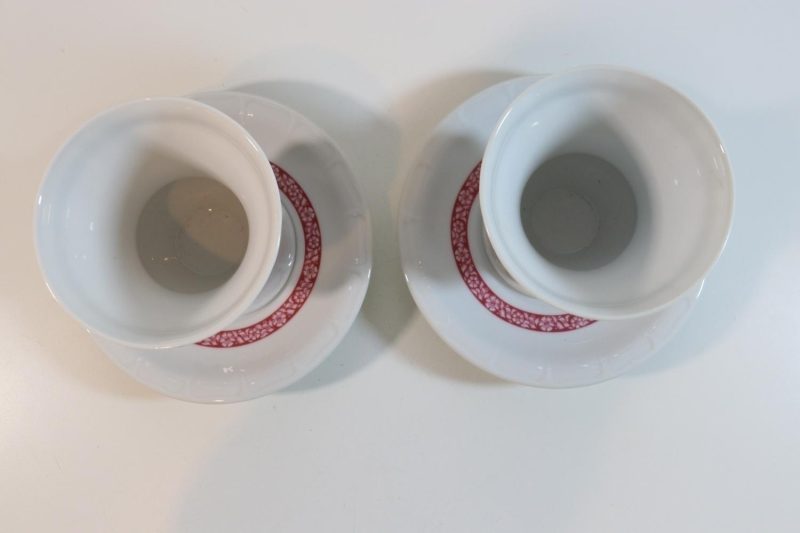 4 delar Heinrich porslin fat och kaffemugg