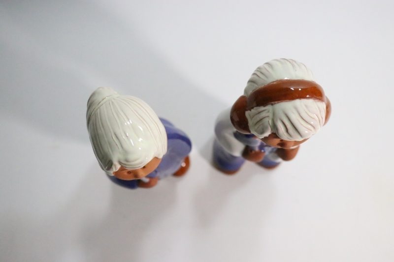 Retro figuriner, ett par, ungersk keramik. storlek ca 20 cm