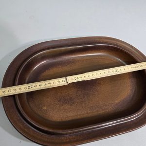 Uppläggningsfat, Arabia, "Ruska", Glaserad stengods, Designer: Ulla Procopé