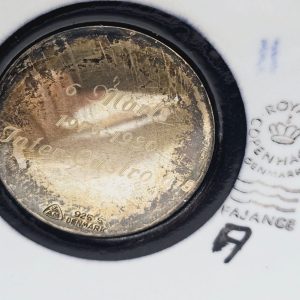 Unik Kaffekopp från Royal Copenhagen med Ädelmetallinslag