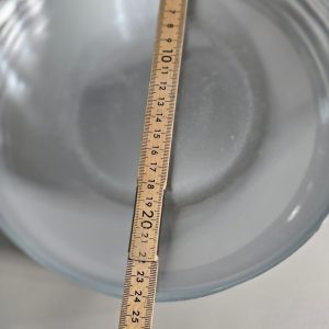 Glastallrikar 20 st. Diam 24 cm