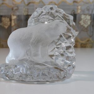 SEA Glasbruk Kosta Sweden - Glasskulptur - Isbjörn