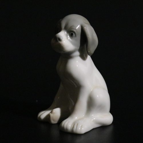 Vintage Porslin Figurin, Hund  Boxer Valp