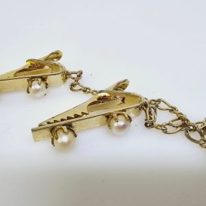 Elegant samling av vintage manschettknappar och accessoarer
