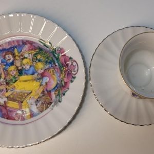 Fyrklövern - Porslin - "Jul" - Kaffegods - 1976