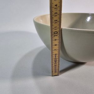 Keramikskål - grå D 23cm
