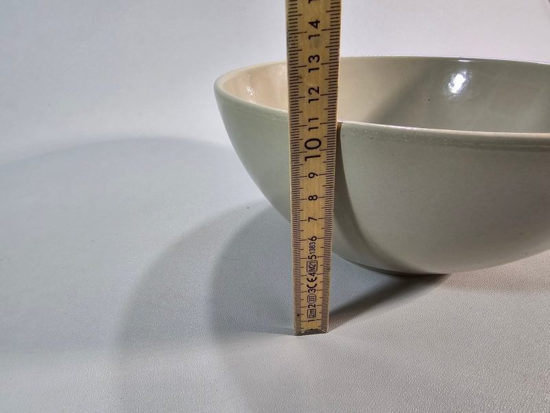 Keramikskål - grå D 23cm