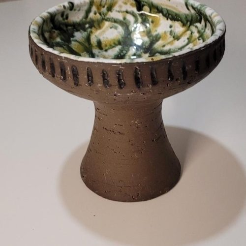 Ystad Kloster keramik Per-Olof Holmén retro vas signerad H17cm