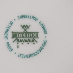 Mitterteich Bavaria Te- kaffeservis, landskapsdesign,  6 personer