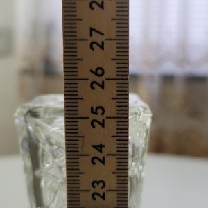Glaskaraff med lock - 25cm