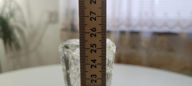 Glaskaraff med lock - 25cm