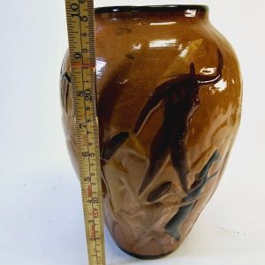 Handgjord Vas - 26 cm, Reliefmotiv