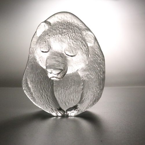 SKÅL / Glasblock, MATS JONASSON, panda, Målerås