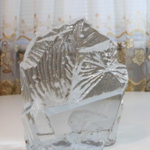 STRÖMBERGSHYTTAN GLASBLOCK BJÖRN