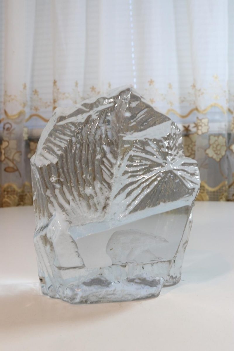 STRÖMBERGSHYTTAN GLASBLOCK BJÖRN