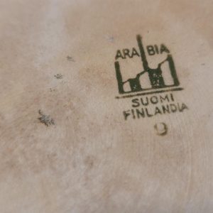 Krus / Kruka med blå dekor Arabia