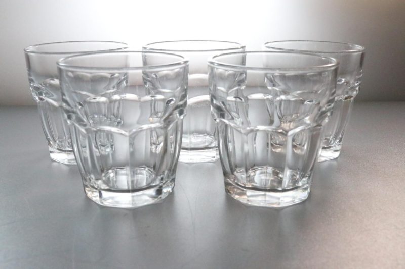 5st Glas Bormioli Rocco Rock Bar Glas