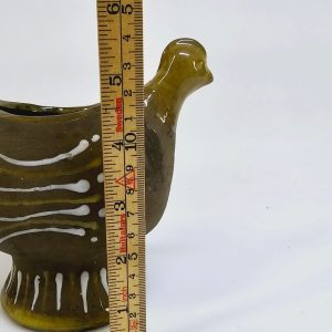 Handgjord keramikfågel – Dansk design, märkt NP, Made in Denmark