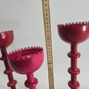 3 st "Hårfin" Ikeas ljusstakar design Katarina Andersson