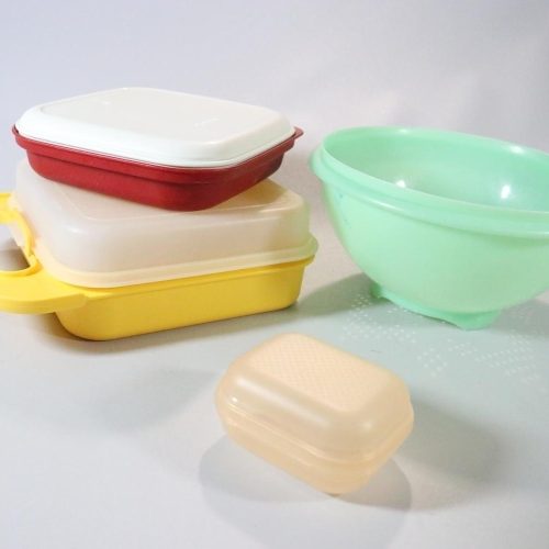4st Tupperware, lådor och durkslag