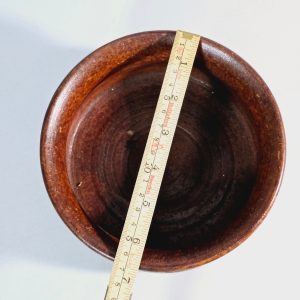 Träskål eller kruka, Allmoge träkruka ; ytterfoder; retro; vintage ; hantverk