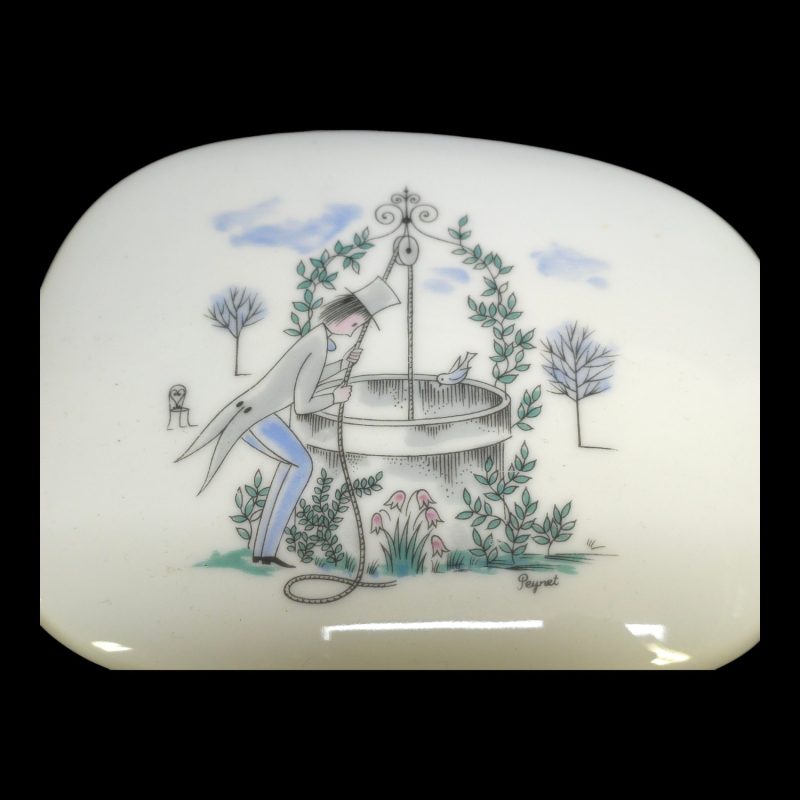 Charmig porslinsask med lock från Rosenthal Germany – klassisk design