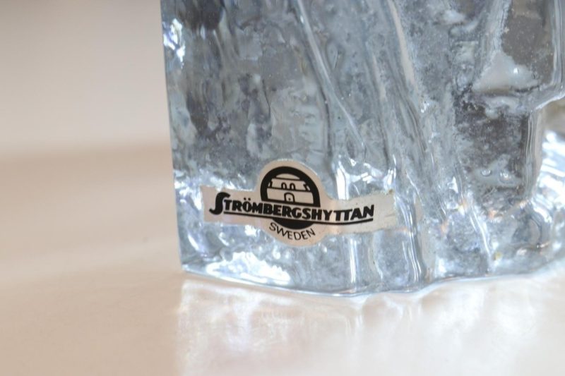 STRÖMBERGSHYTTAN GLASBLOCK BJÖRN