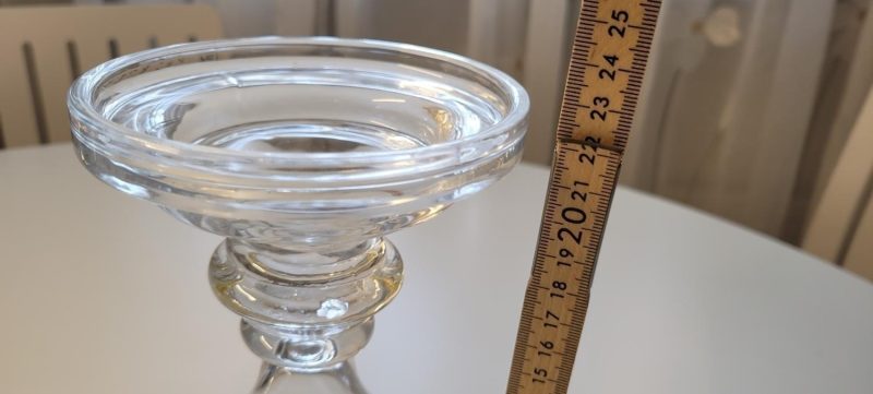 2st stora ljushållare i glas