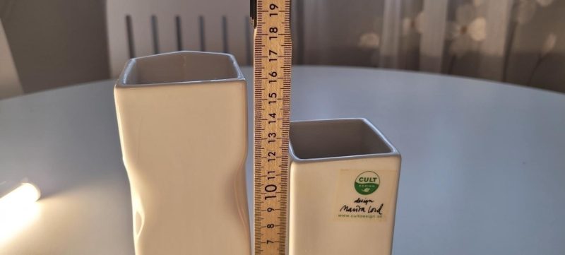 Behållare för mjölk och socker, porslin, cultdesign