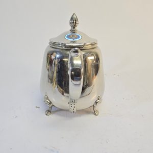 Elegant Tekanna i Nysilver  – Tidlös Design från 1900-talet