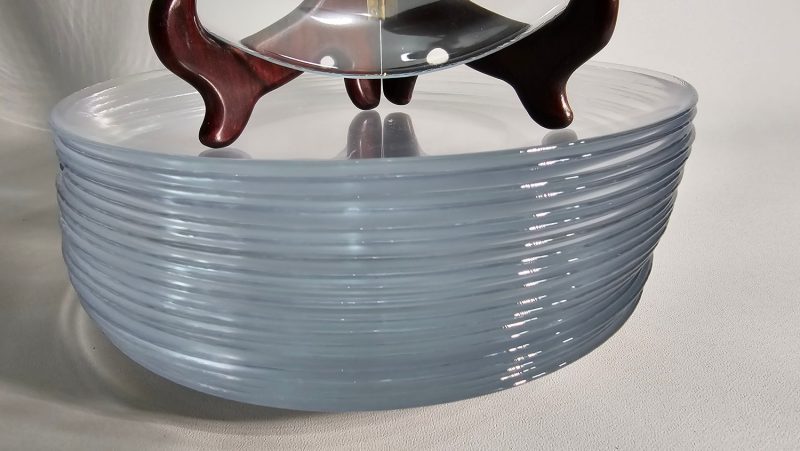 Glastallrikar 20 st. Diam 24 cm