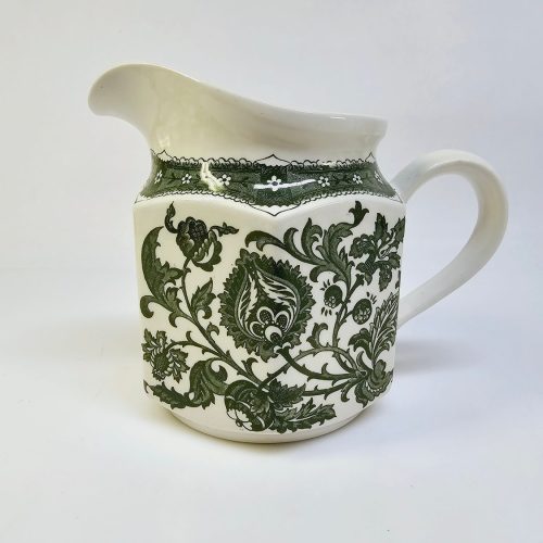 Klassisk "Ridgway Ironstone" Kanna i Grön Jacobean-design